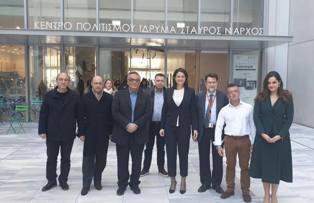 Η Υπουργός Παιδείας στην Εθνική Βιβλιοθήκη της Ελλάδος στο Ίδρυμα Σταύρος Νιάρχος