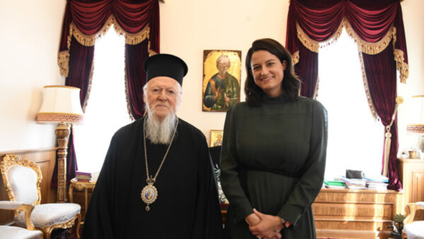 Η Νίκη Κεραμέως συναντήθηκε με τον Πατριάρχη Βαρθολομαίο στο Φανάρι