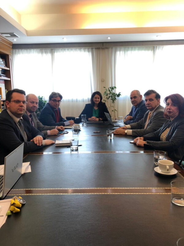 Συνάντηση πολιτικής ηγεσίας με το Προεδρείο της Συνόδου των Πρυτάνεων