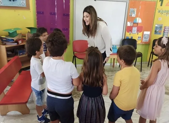 Η Υφυπουργός Παιδείας Σοφία Ζαχαράκη στους Λειψούς