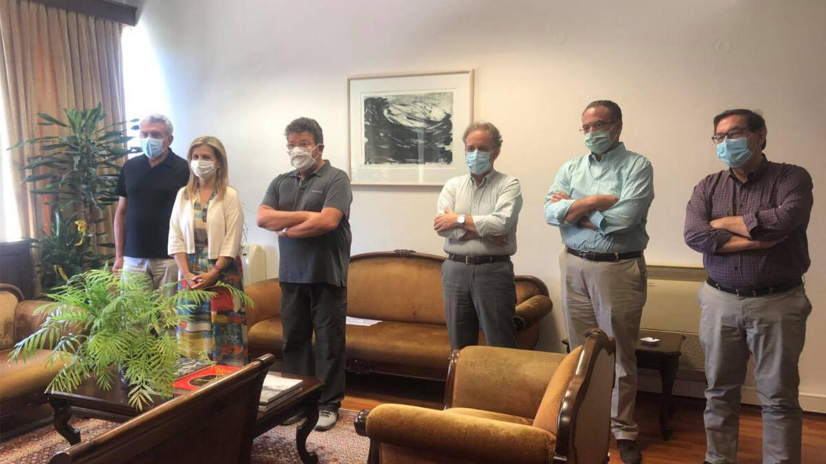 Συνάντηση της Μ. Τζούφη με τις πρυτανικές αρχές του Πανεπιστημίου Ιωαννίνων