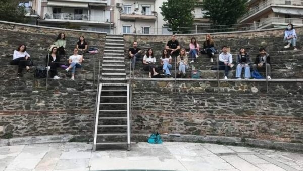 Έναρξη μαθημάτων για φοιτητές του ΑΠΘ στην «τάξη» της Αρχαίας Αγοράς