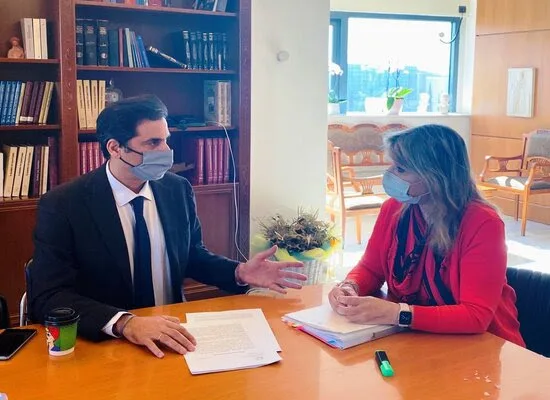 Ζέττα Μακρή: Συνάντηση με τον Εθνικό Εισηγητή για την Καταπολέμηση της Εμπορίας Ανθρώπων