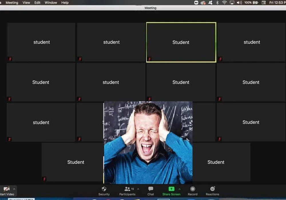 Ευτράπελες ιστορίες από το μάθημα με webex