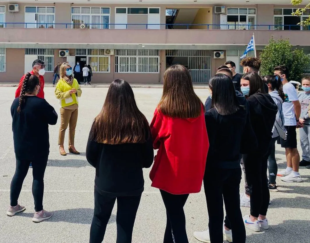 Η Ζέττα Μακρή στο Βόλο για την Επαναλειτουργία των Λυκείων