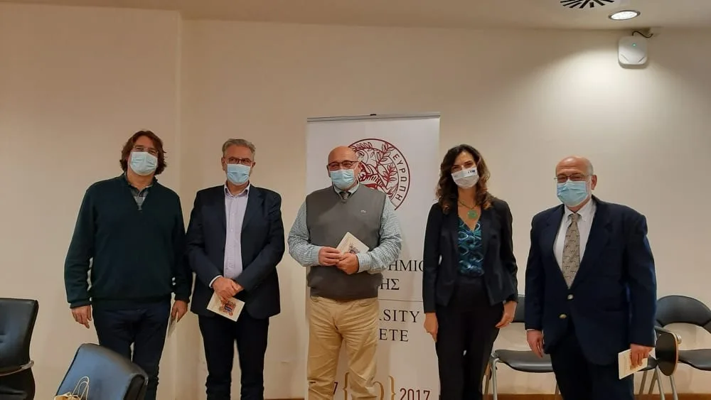 Συνάντηση του Πρύτανη του Πανεπιστημίου Κρήτης με την Πρέσβη της Ιταλίας