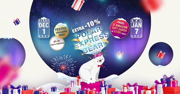 Festive Treasure Hunt: Find the lucky Polar Express Bear and Win Amazon Gift Cards!