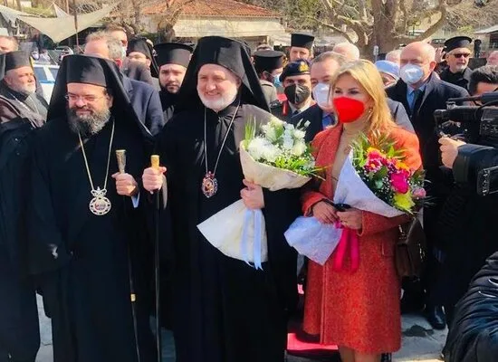 Μακρή: Συνάντηση με τον Αρχιεπίσκοπο Αμερικής κ. Ελπιδοφόρο