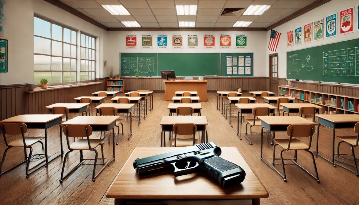 Μαθητής 13 ετών έβγαλε όπλο κρότου στο σχολείο – Δείτε γιατί