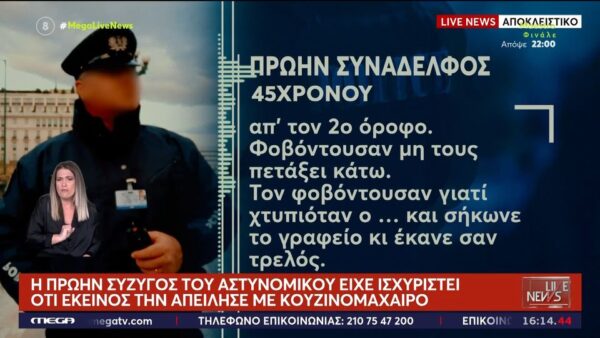 Ανατριχίλα προκαλεί η σχολική έκθεση της κόρης του αστυνομικού της Βουλής – Όλα όσα περιγράφει