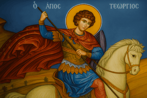Γιατί ο Άγιος Γεώργιος απεικονίζεται πάνω σε άλογο να σκοτώνει δράκο;