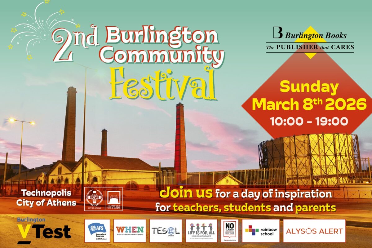 2nd Burlington Community Festival: ΔΩΡΕΑΝ για εκπαιδευτικούς, μαθητές και γονείς 08/03 – Τεχνόπολη Δήμου Αθηναίων