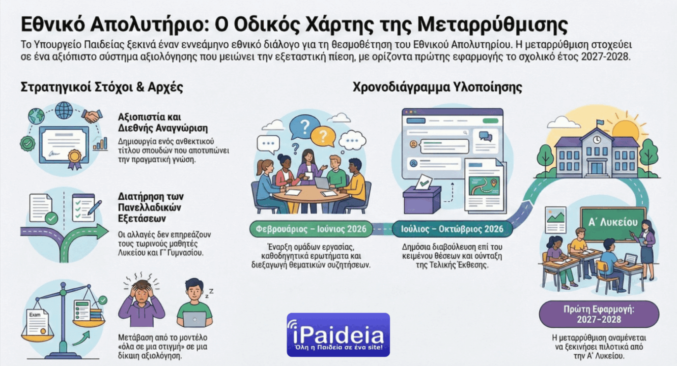 Εθνικό Απολυτήριο - ΑΠΟΚΑΛΥΨΗ! Πότε έρχεται τελικά το τέλος των Πανελληνίων;