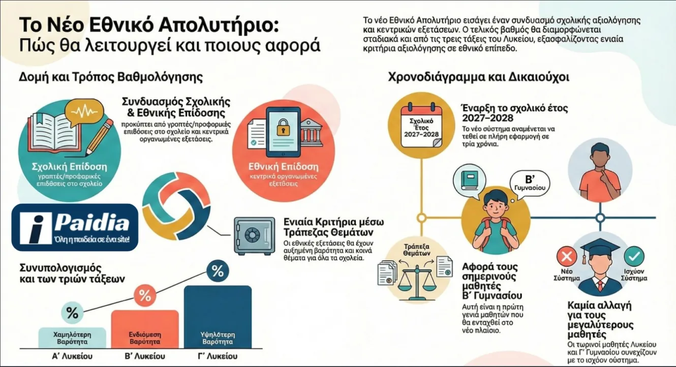 Εθνικό Απολυτήριο: Πώς θα υπολογίζεται ο μέσος όρος